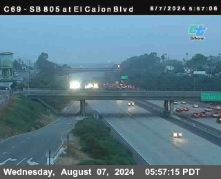 SB 805 at El Cajon Blvd (On Ramp)