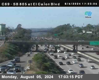 SB 805 at El Cajon Blvd (On Ramp)