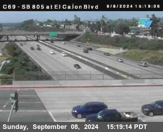 SB 805 at El Cajon Blvd (On Ramp)