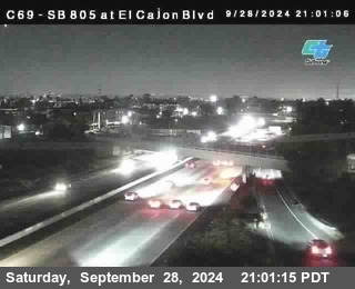 SB 805 at El Cajon Blvd (On Ramp)