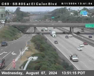 SB 805 at El Cajon Blvd (On Ramp)