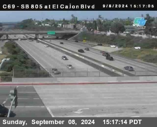 SB 805 at El Cajon Blvd (On Ramp)