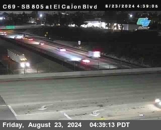 SB 805 at El Cajon Blvd (On Ramp)