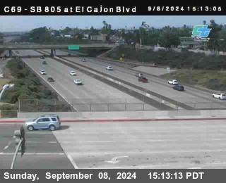 SB 805 at El Cajon Blvd (On Ramp)