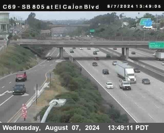 SB 805 at El Cajon Blvd (On Ramp)