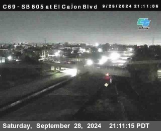 SB 805 at El Cajon Blvd (On Ramp)