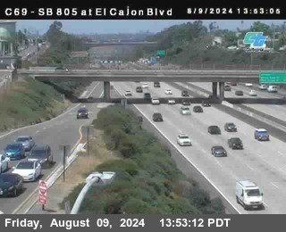 SB 805 at El Cajon Blvd (On Ramp)