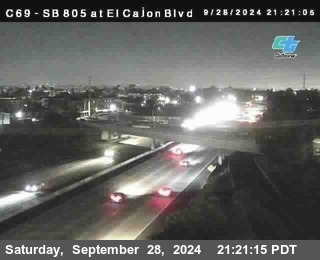 SB 805 at El Cajon Blvd (On Ramp)