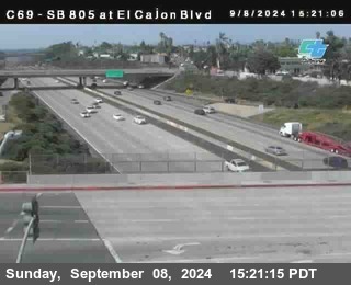 SB 805 at El Cajon Blvd (On Ramp)