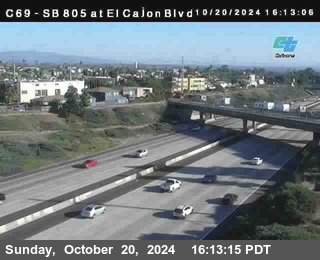 SB 805 at El Cajon Blvd (On Ramp)