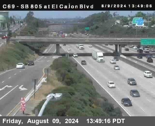 SB 805 at El Cajon Blvd (On Ramp)