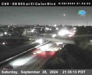 SB 805 at El Cajon Blvd (On Ramp)