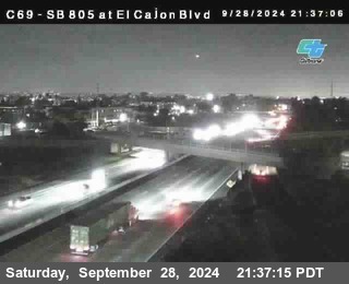 SB 805 at El Cajon Blvd (On Ramp)