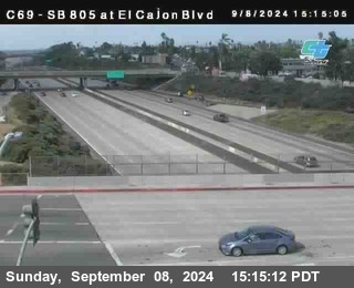 SB 805 at El Cajon Blvd (On Ramp)