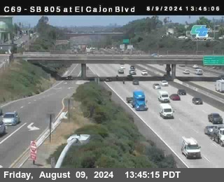 SB 805 at El Cajon Blvd (On Ramp)