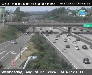 SB 805 at El Cajon Blvd (On Ramp)