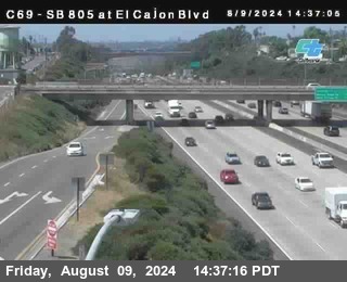 SB 805 at El Cajon Blvd (On Ramp)