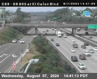 SB 805 at El Cajon Blvd (On Ramp)