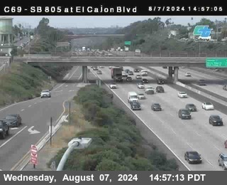 SB 805 at El Cajon Blvd (On Ramp)