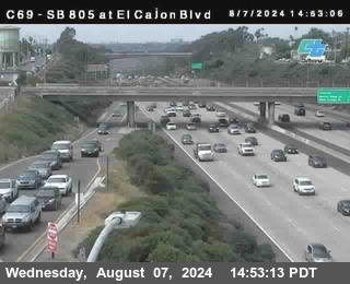 SB 805 at El Cajon Blvd (On Ramp)