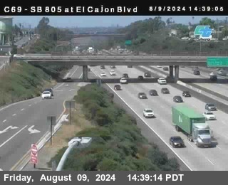 SB 805 at El Cajon Blvd (On Ramp)