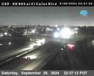 SB 805 at El Cajon Blvd (On Ramp)