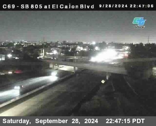 SB 805 at El Cajon Blvd (On Ramp)