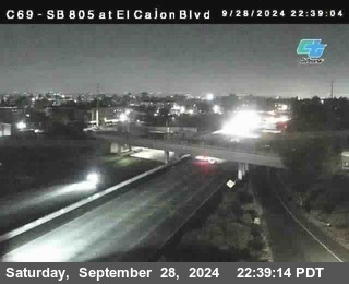 SB 805 at El Cajon Blvd (On Ramp)