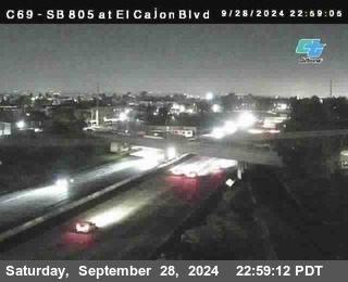 SB 805 at El Cajon Blvd (On Ramp)