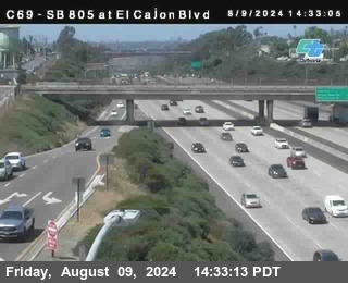 SB 805 at El Cajon Blvd (On Ramp)