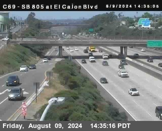 SB 805 at El Cajon Blvd (On Ramp)