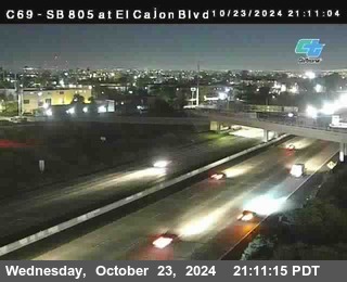 SB 805 at El Cajon Blvd (On Ramp)