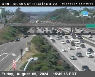 SB 805 at El Cajon Blvd (On Ramp)