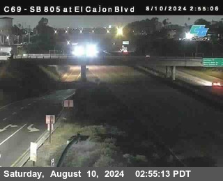 SB 805 at El Cajon Blvd (On Ramp)