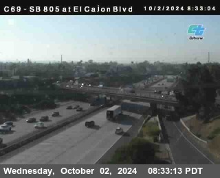 SB 805 at El Cajon Blvd (On Ramp)