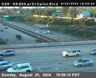 SB 805 at El Cajon Blvd (On Ramp)