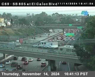 SB 805 at El Cajon Blvd (On Ramp)