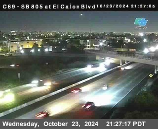 SB 805 at El Cajon Blvd (On Ramp)