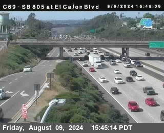 SB 805 at El Cajon Blvd (On Ramp)