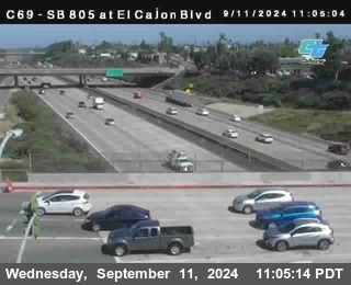 SB 805 at El Cajon Blvd (On Ramp)