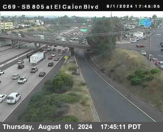 SB 805 at El Cajon Blvd (On Ramp)