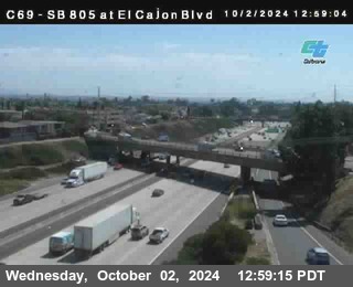 SB 805 at El Cajon Blvd (On Ramp)