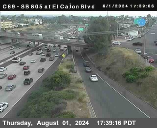 SB 805 at El Cajon Blvd (On Ramp)