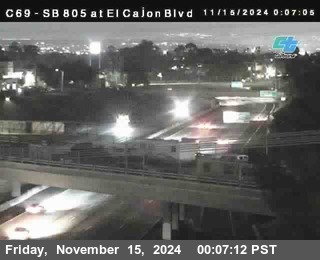 SB 805 at El Cajon Blvd (On Ramp)