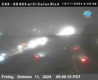 SB 805 at El Cajon Blvd (On Ramp)