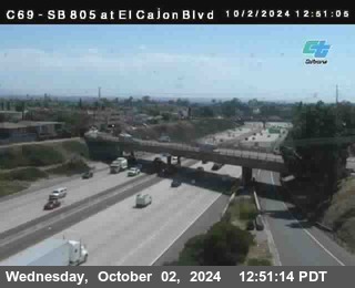 SB 805 at El Cajon Blvd (On Ramp)