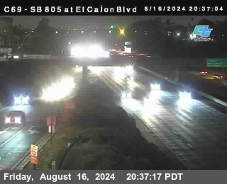 SB 805 at El Cajon Blvd (On Ramp)