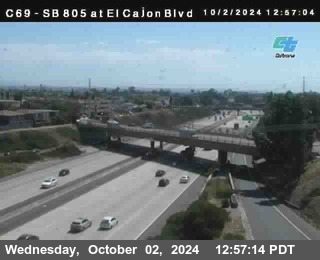 SB 805 at El Cajon Blvd (On Ramp)