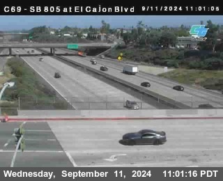 SB 805 at El Cajon Blvd (On Ramp)