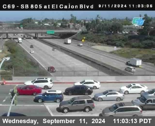 SB 805 at El Cajon Blvd (On Ramp)